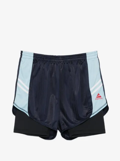 Martine Rose shorts con detalle de rayas laterales