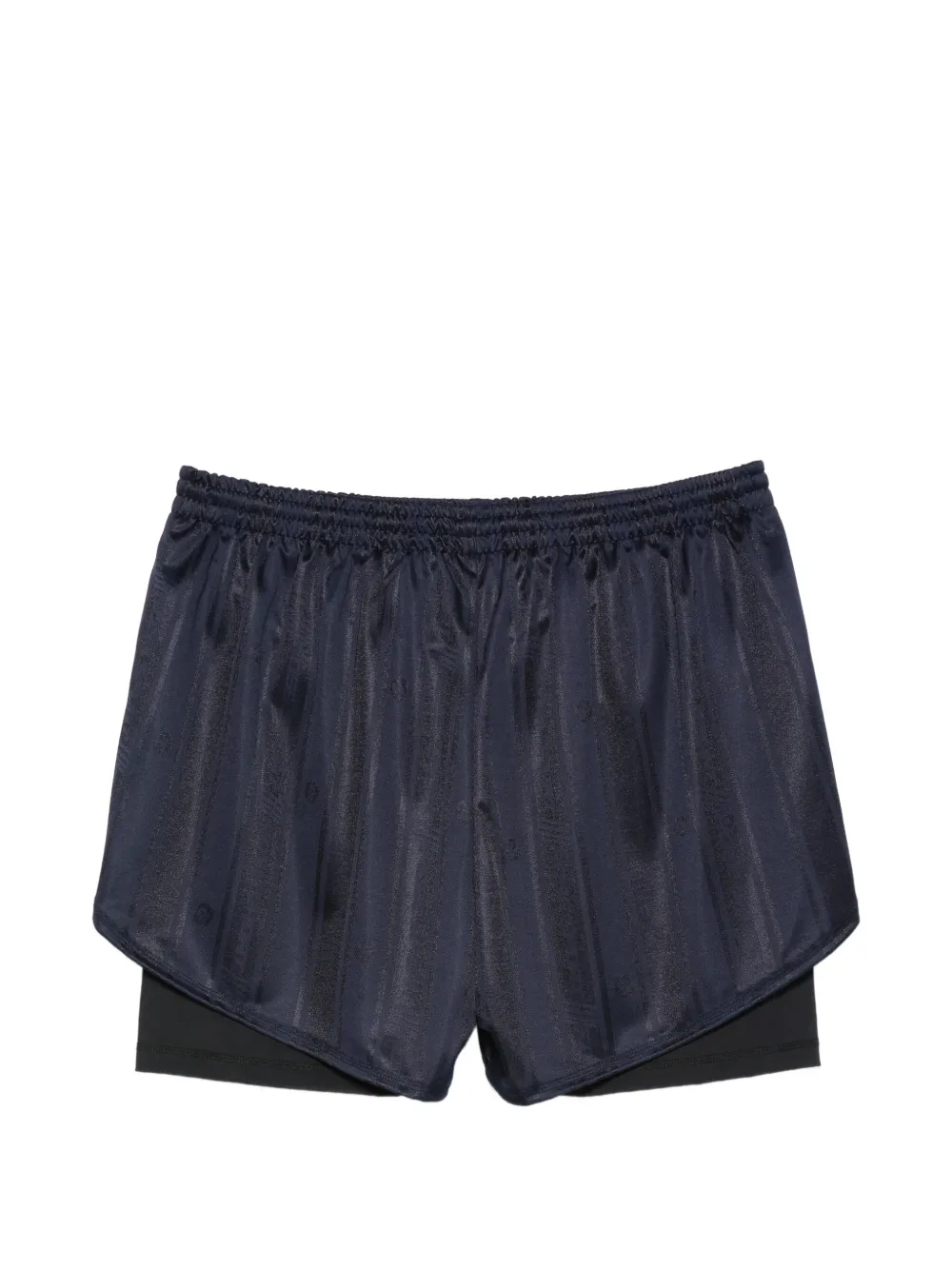 Martine Rose 스트라이프 디테일 레이어드 쇼츠 | 미니 쇼츠 | Image 2