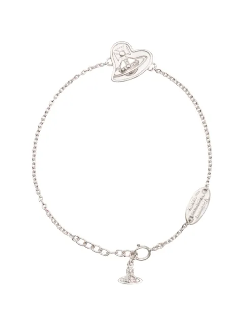 Vivienne Westwood Faye logo-charm bracelet
