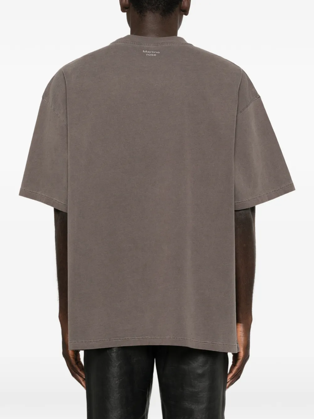 Martine Rose T-shirt met grafische print Bruin