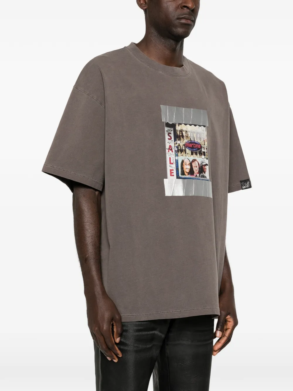Martine Rose T-shirt met grafische print Bruin