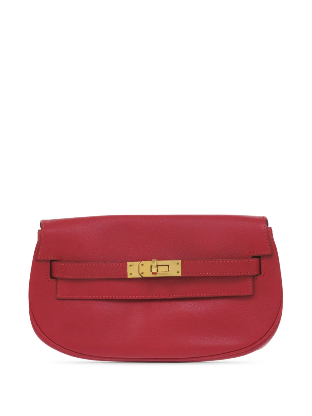Hermès Pre-Owned 1991 Courchevel Kelly Banana belt bag - Rosso