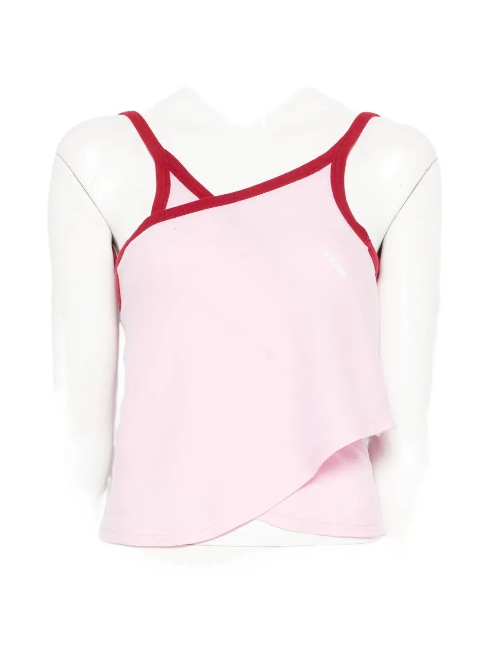 FAÇON JACMIN Timothee wrap-design top - Rosa