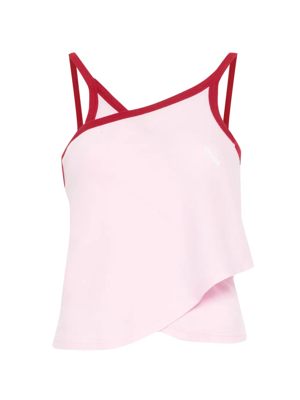 FAÇON JACMIN Timothee wrap-design top - Rosa