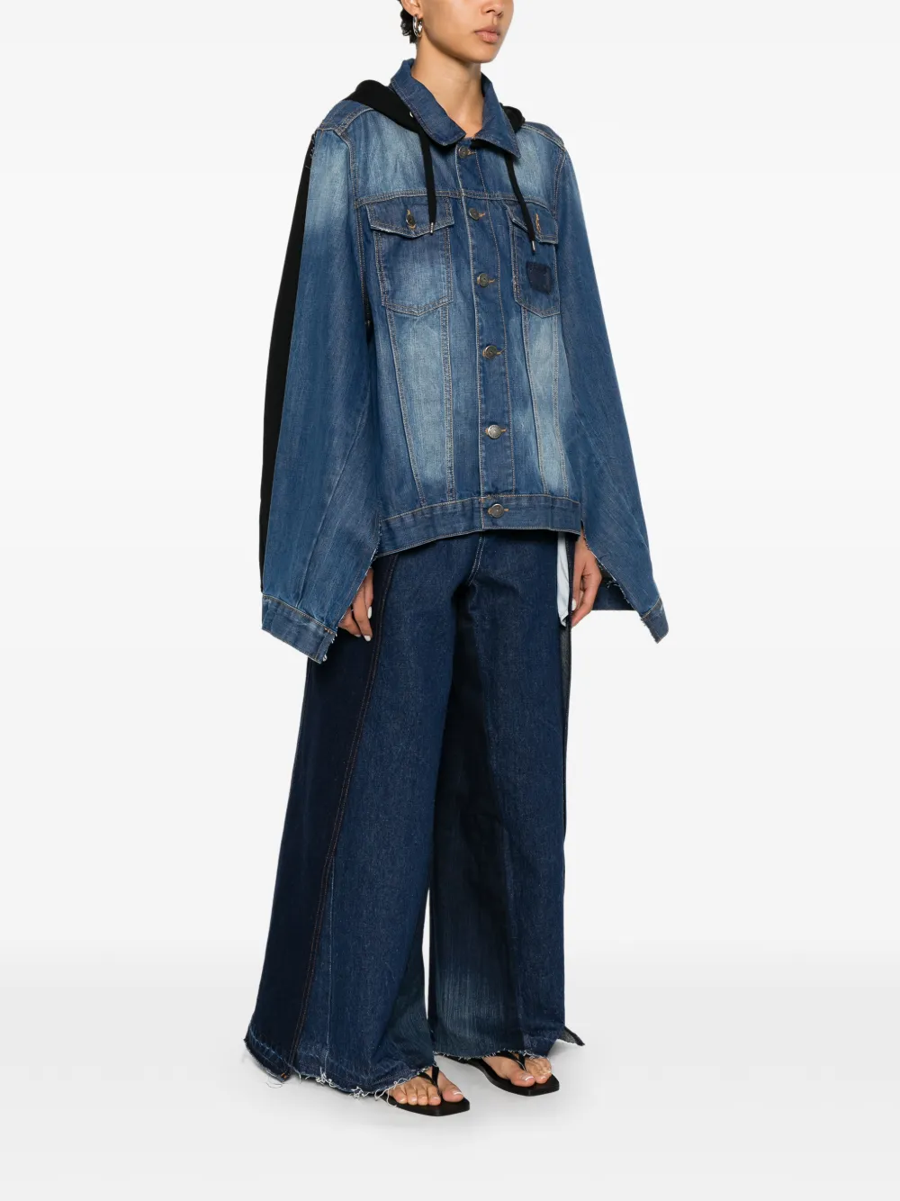 FAÇON JACMIN Venus jack met capuchon Blauw
