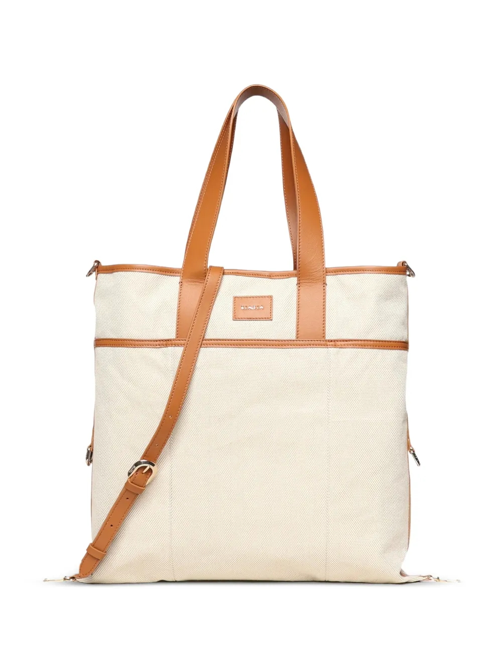 BIASIA panelled tote bag - Toni neutri