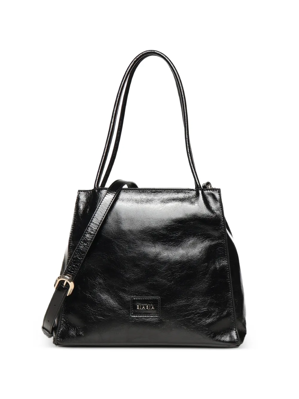 BIASIA leather tote bag - Nero