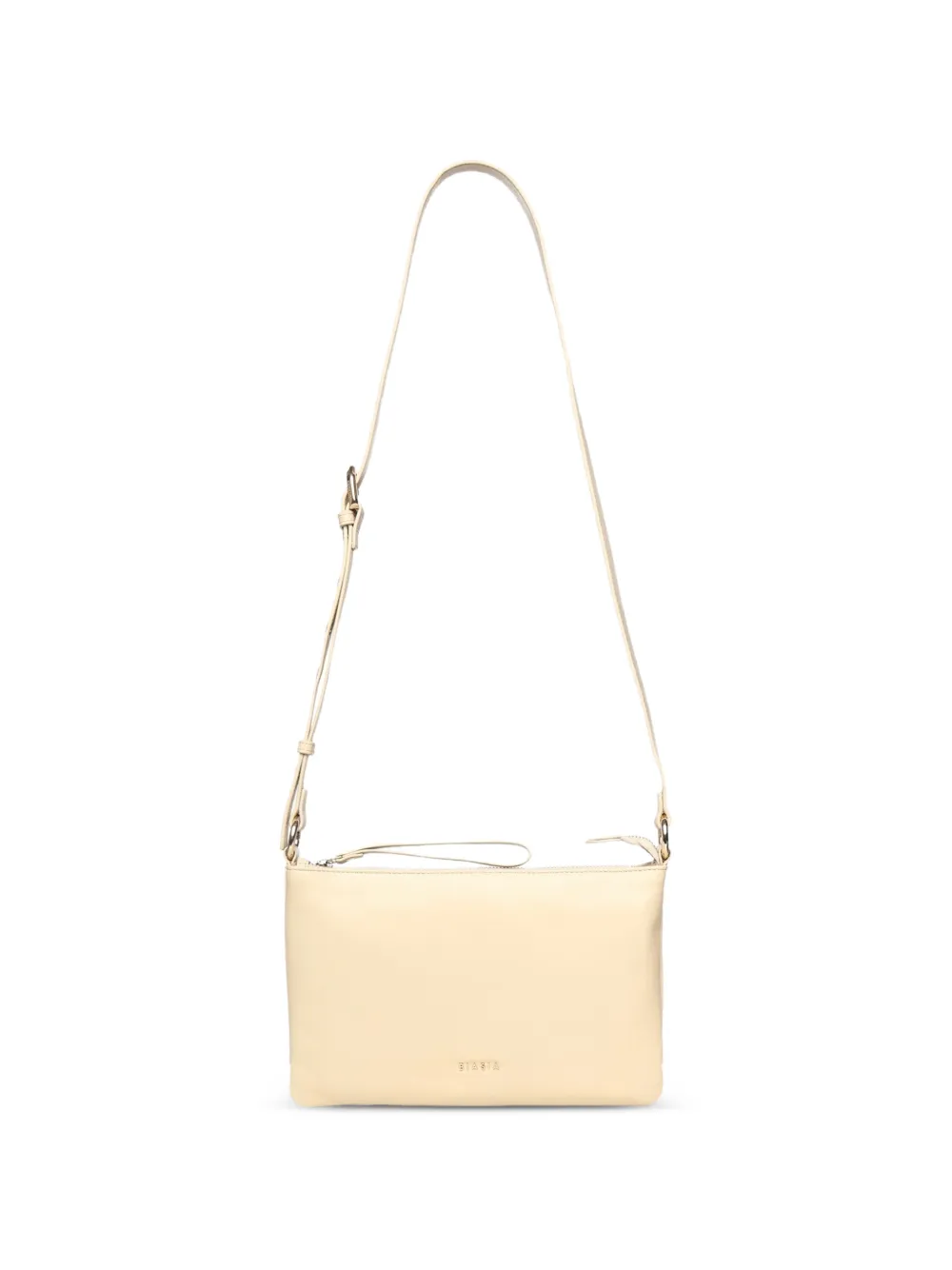 BIASIA Borsa a spalla con zip - Toni neutri