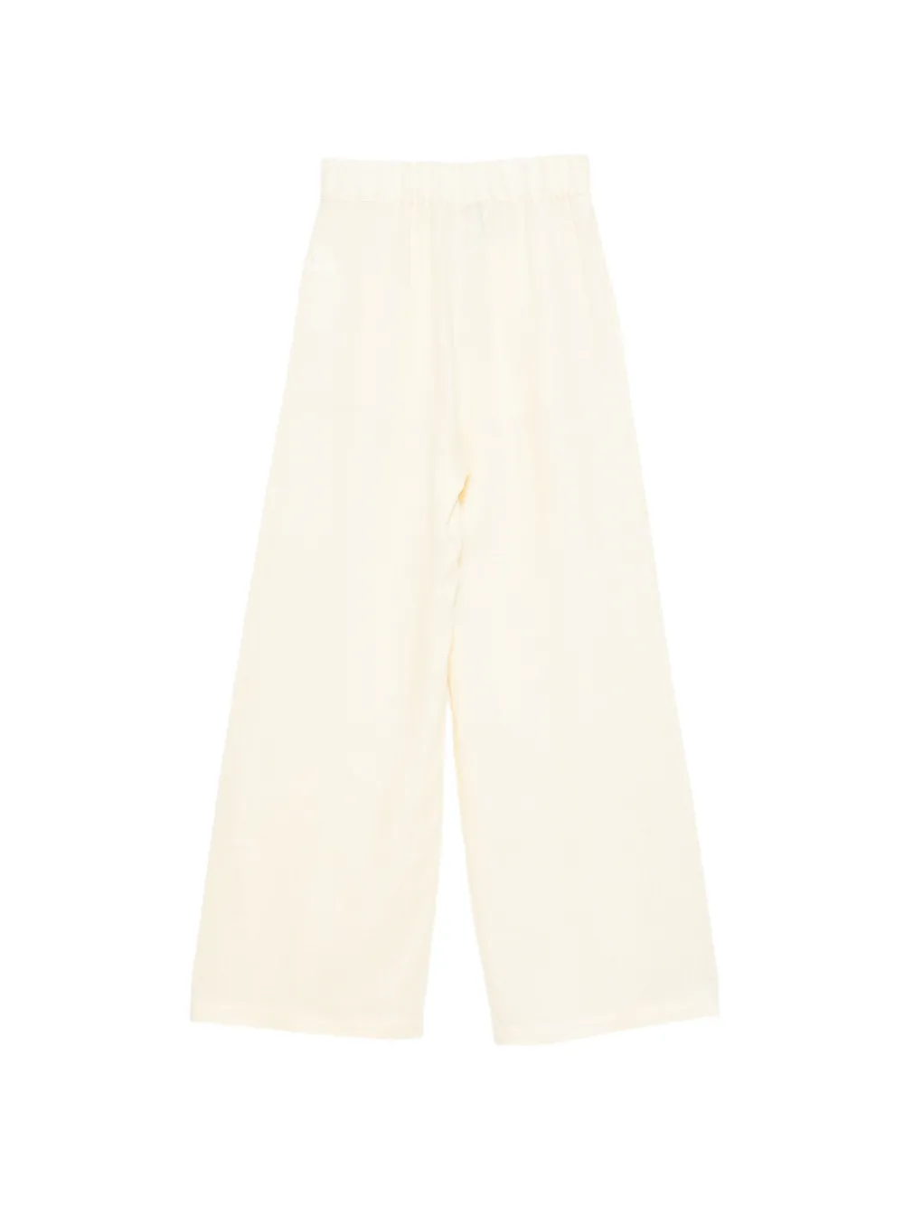 Semicouture Broek met elastische tailleband Beige
