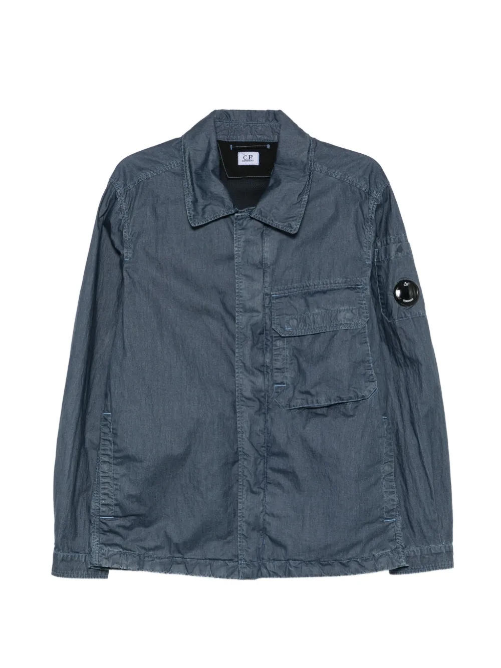 C.P. Company Lens-detail chest-pocket jacket - Blu