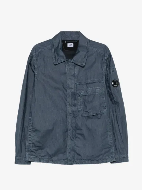 C.P. Company sobrecamisa 50 Fili Wax zipped Lens