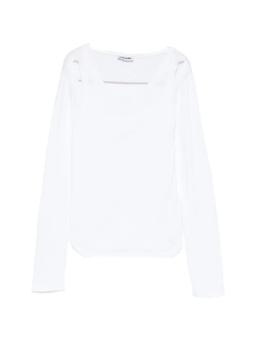 Facon Jacmin Tilda Cut-out T-shirt In White