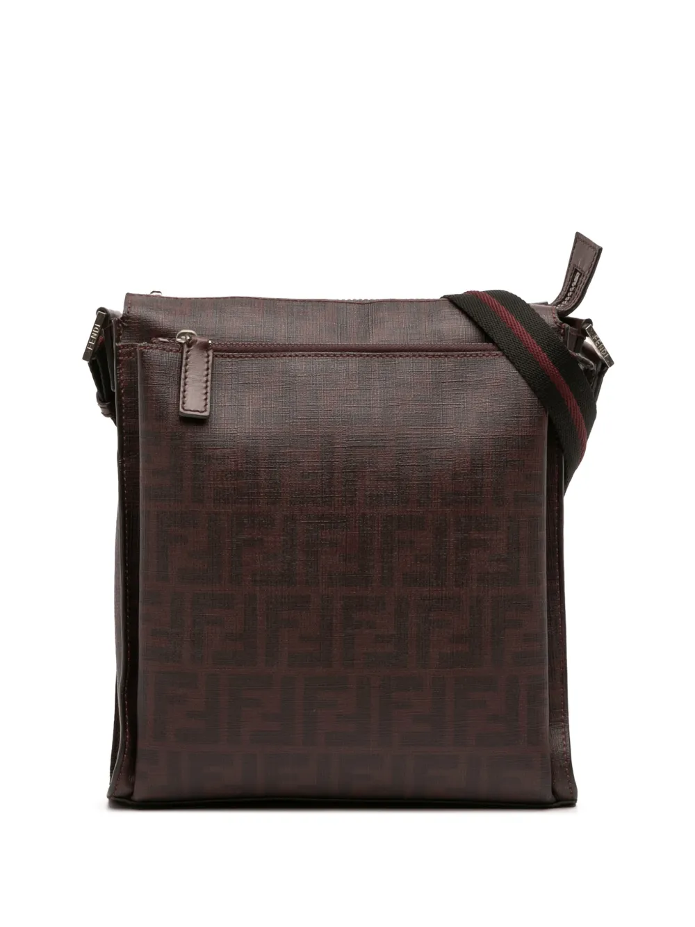Fendi Pre-Owned 2010-2025 Zucca Coated Canvas crossbody bag - Marrone