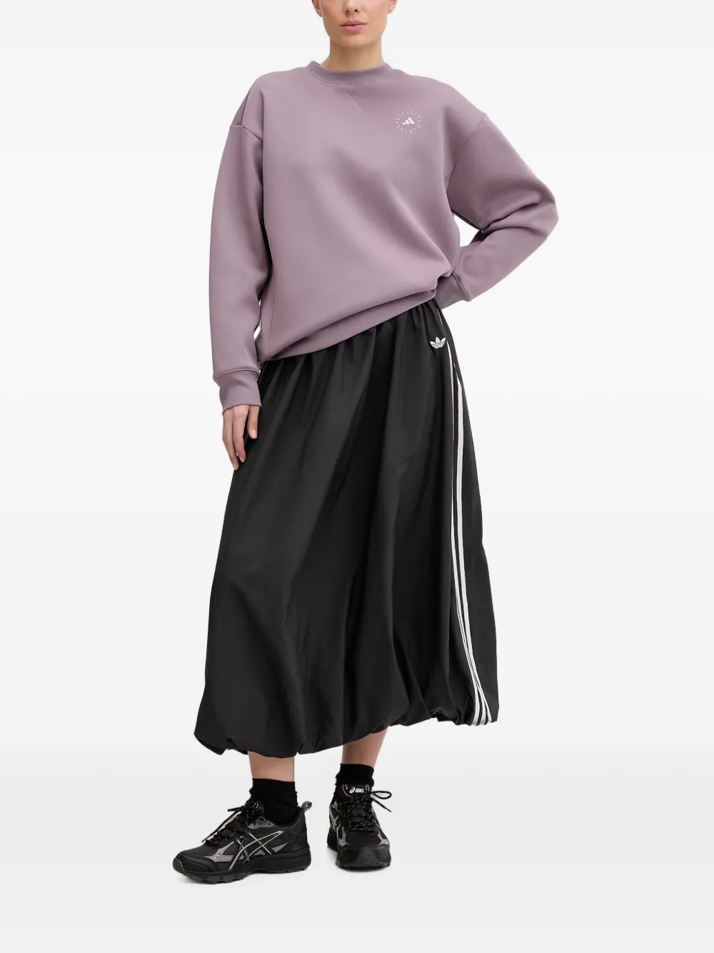 adidas by Stella McCartney Sweater met logoprint Paars