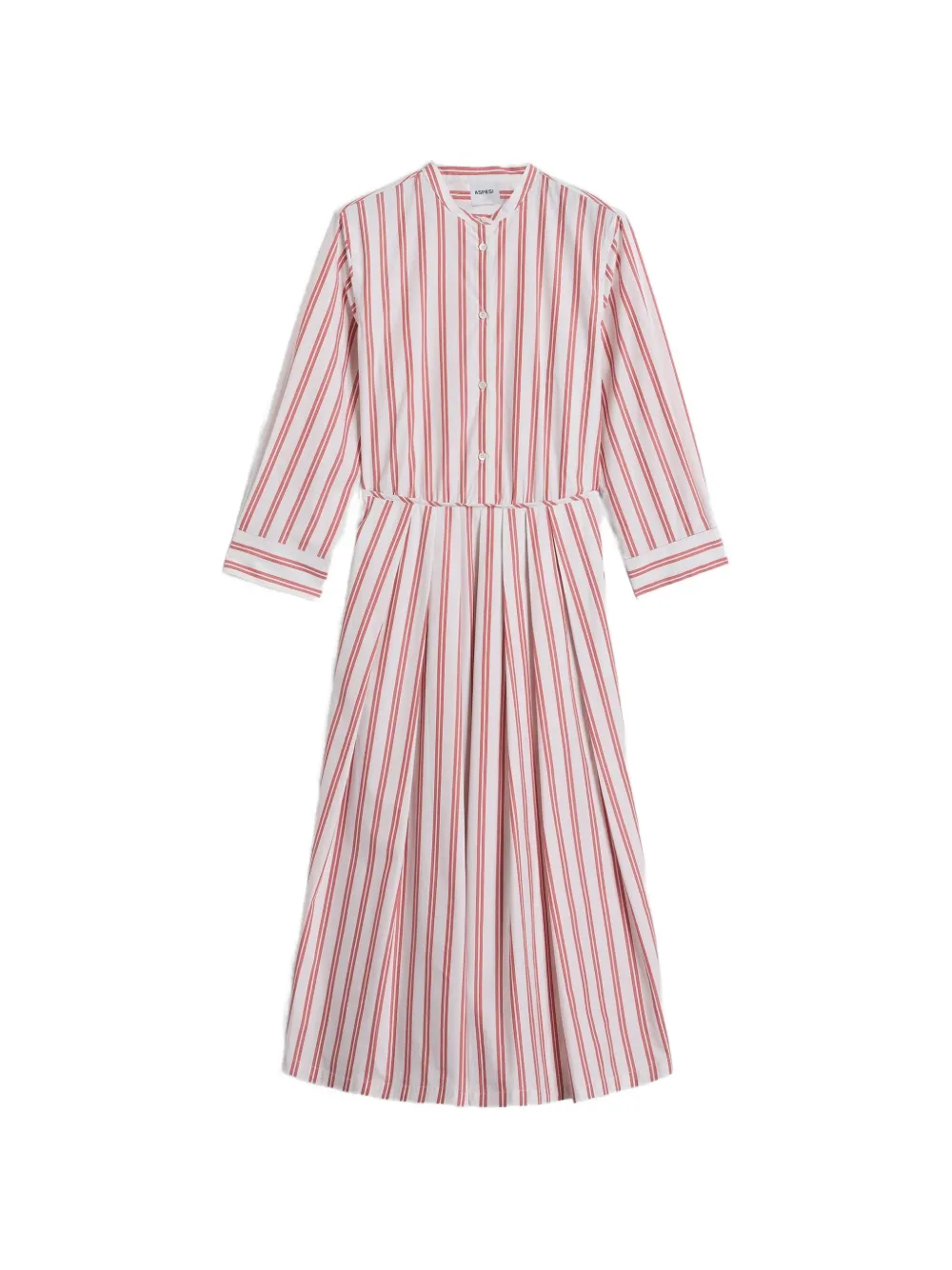 ASPESI striped shirt dress - Bianco