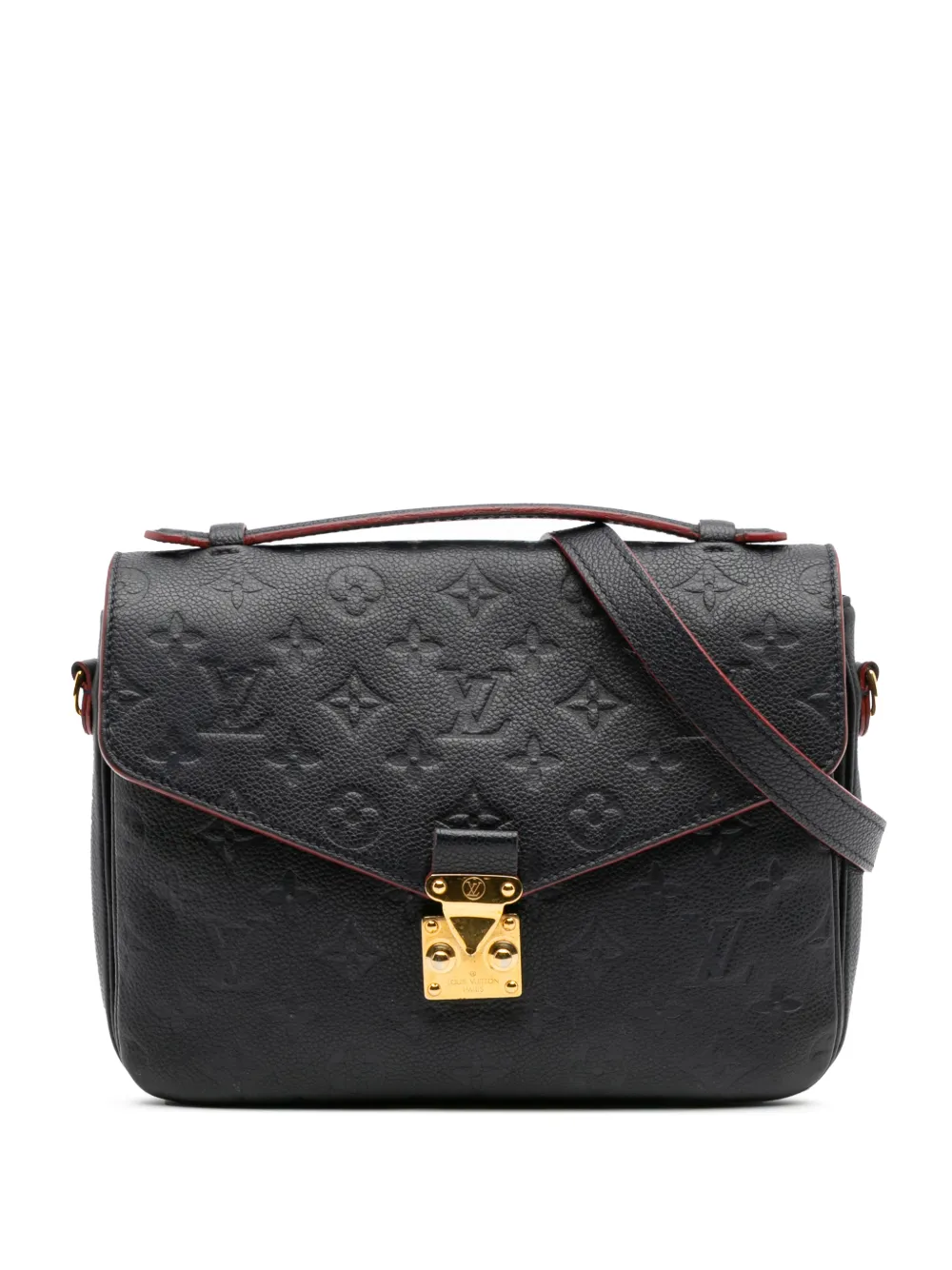 Louis Vuitton Pre-Owned 2017 Monogram Empreinte Pochette Metis satchel - Blu