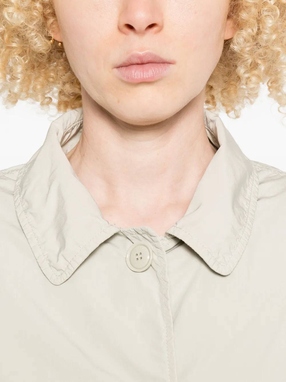 ASPESI Jas met knopen Beige