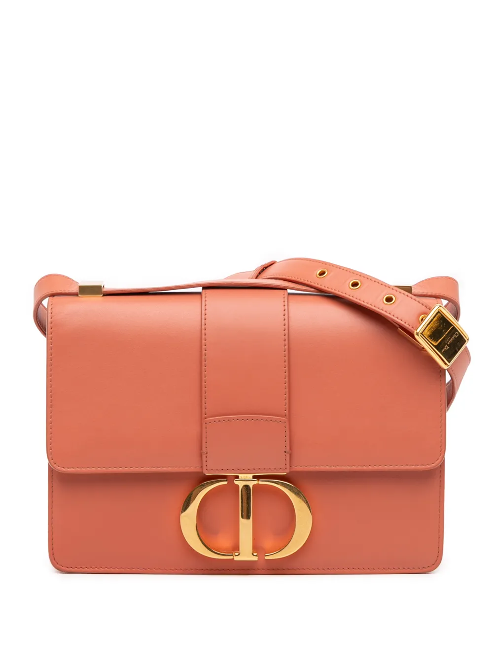 Christian Dior Pre-Owned 2019 Leather 30 Montaigne Flap crossbody bag - Arancione