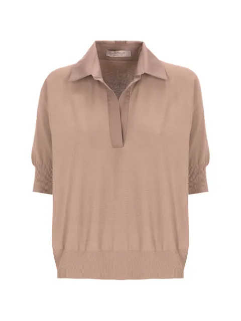 D.Exterior polo de manga corta