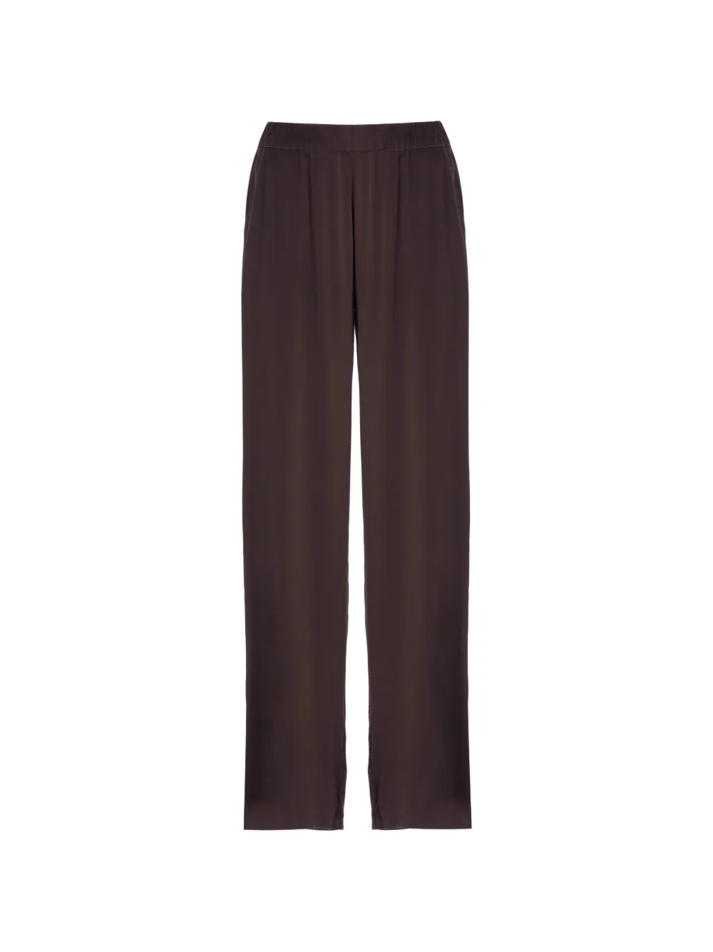 Kangra elasticated-waistband palazzo pants - Marrone