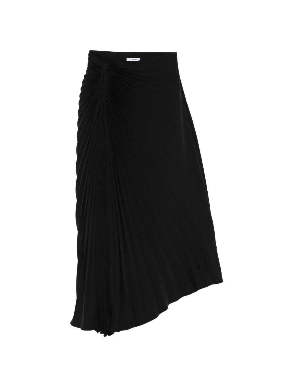Parlor pleated asymmetric skirt - Nero