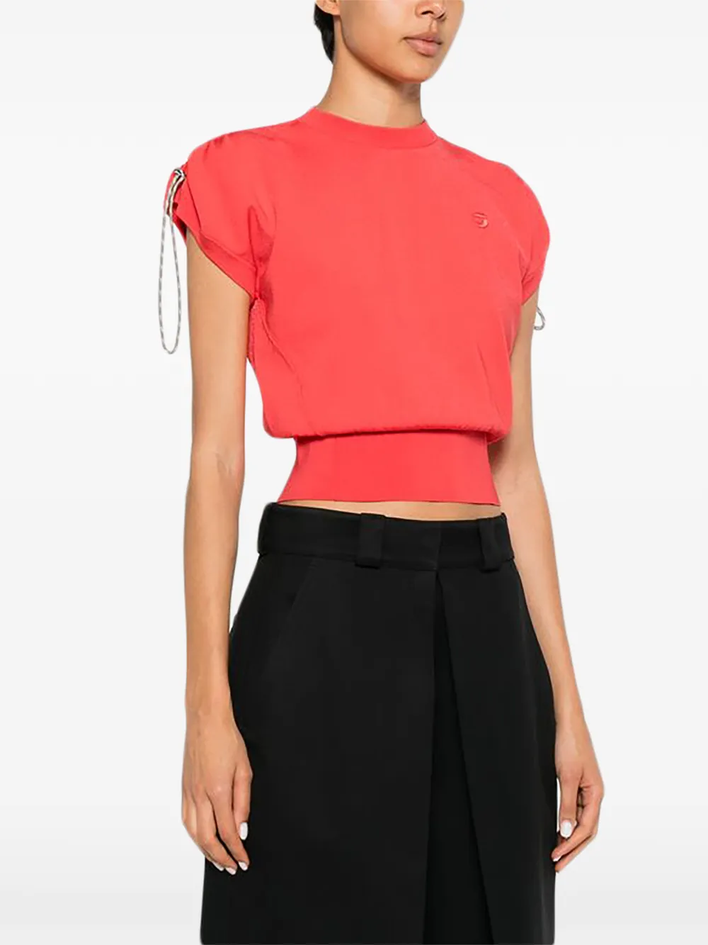 Coperni T-shirt met geborduurd logo Rood