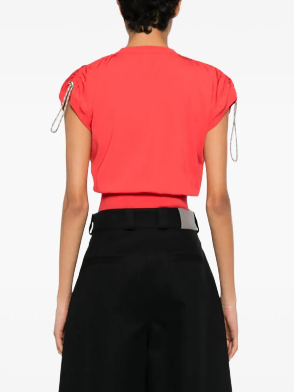 Coperni T-shirt met geborduurd logo Rood