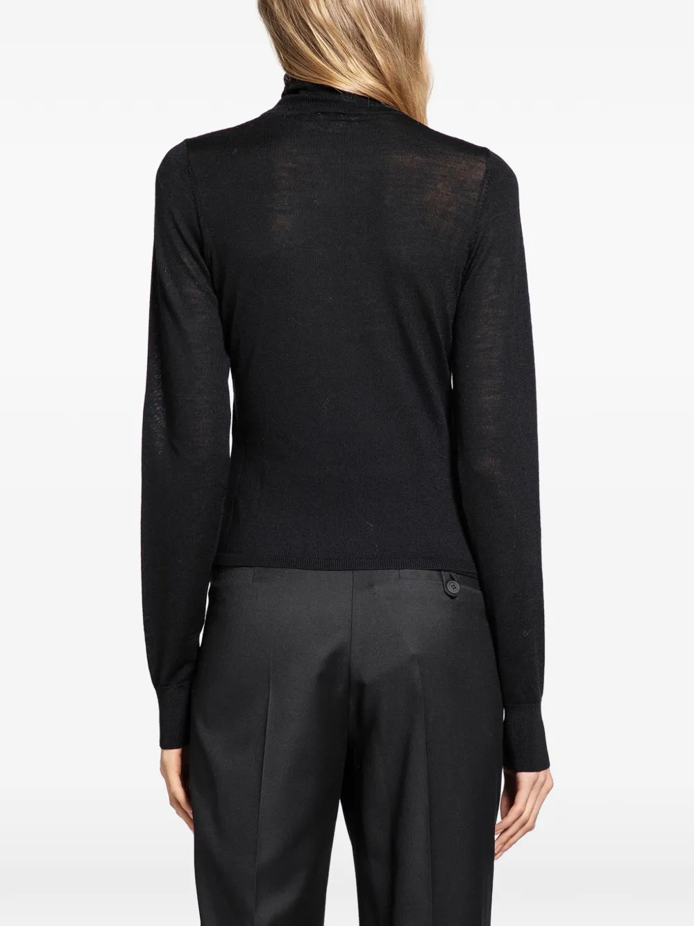 The Garment Bergen Turtleneck Sweater Zwart