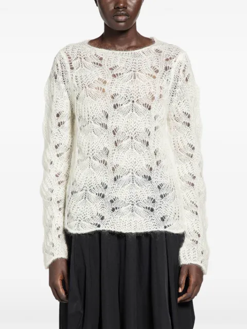 CDG suéter de tejido flojo