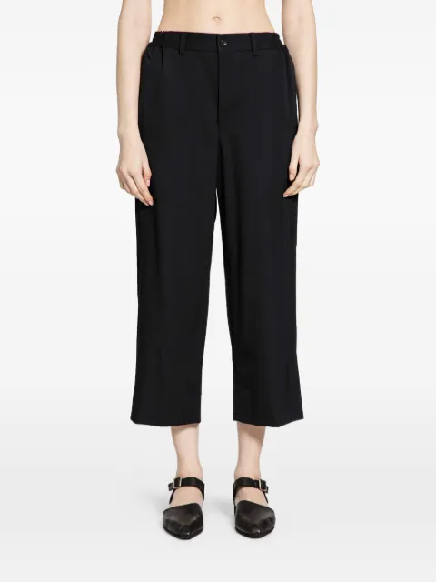 CDG cropped tailored trousers