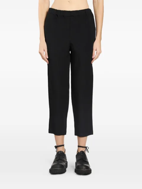 CDG straight-leg cropped trousers