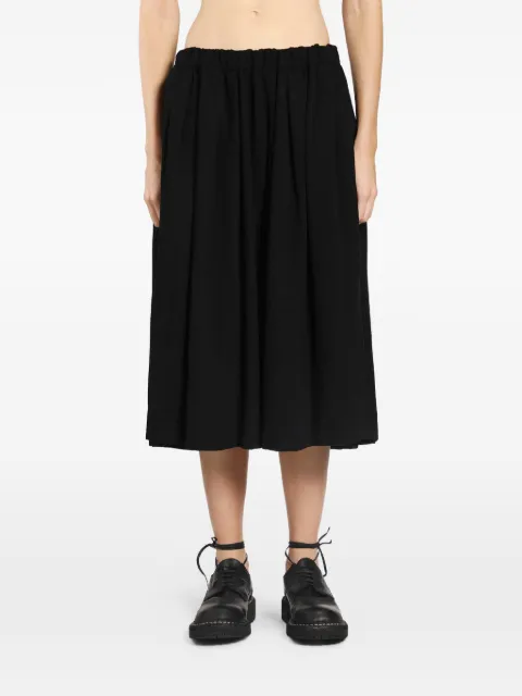 CDG pleated midi skirt