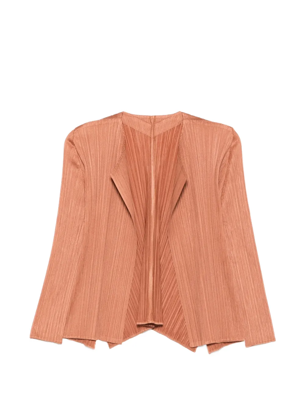 Pleats Please Issey Miyake Monthly Colors March pleated jacket - Orange