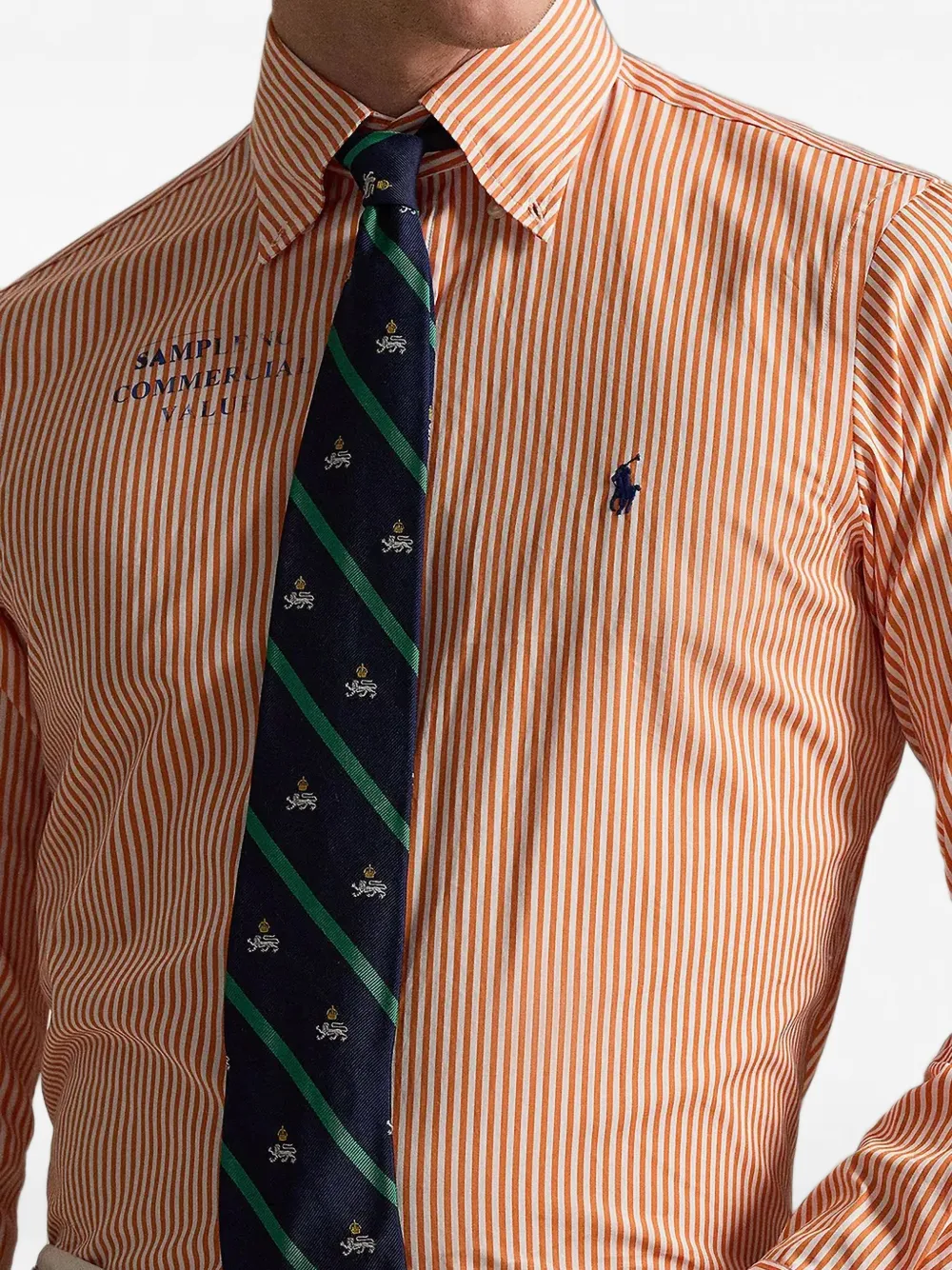 Polo Ralph Lauren Gestreept overhemd Oranje