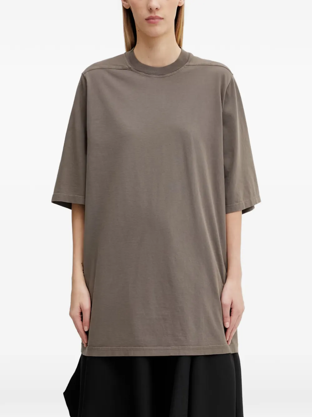 Rick Owens DRKSHDW Jumbo SS oversized crew-neck T-shirt - Marrone