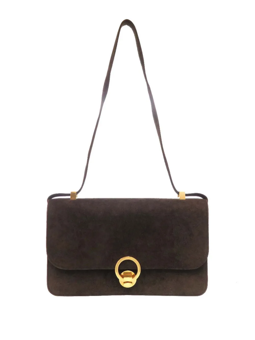 Hermès Pre-Owned 1974 Doblis Ring shoulder bag - Marrone