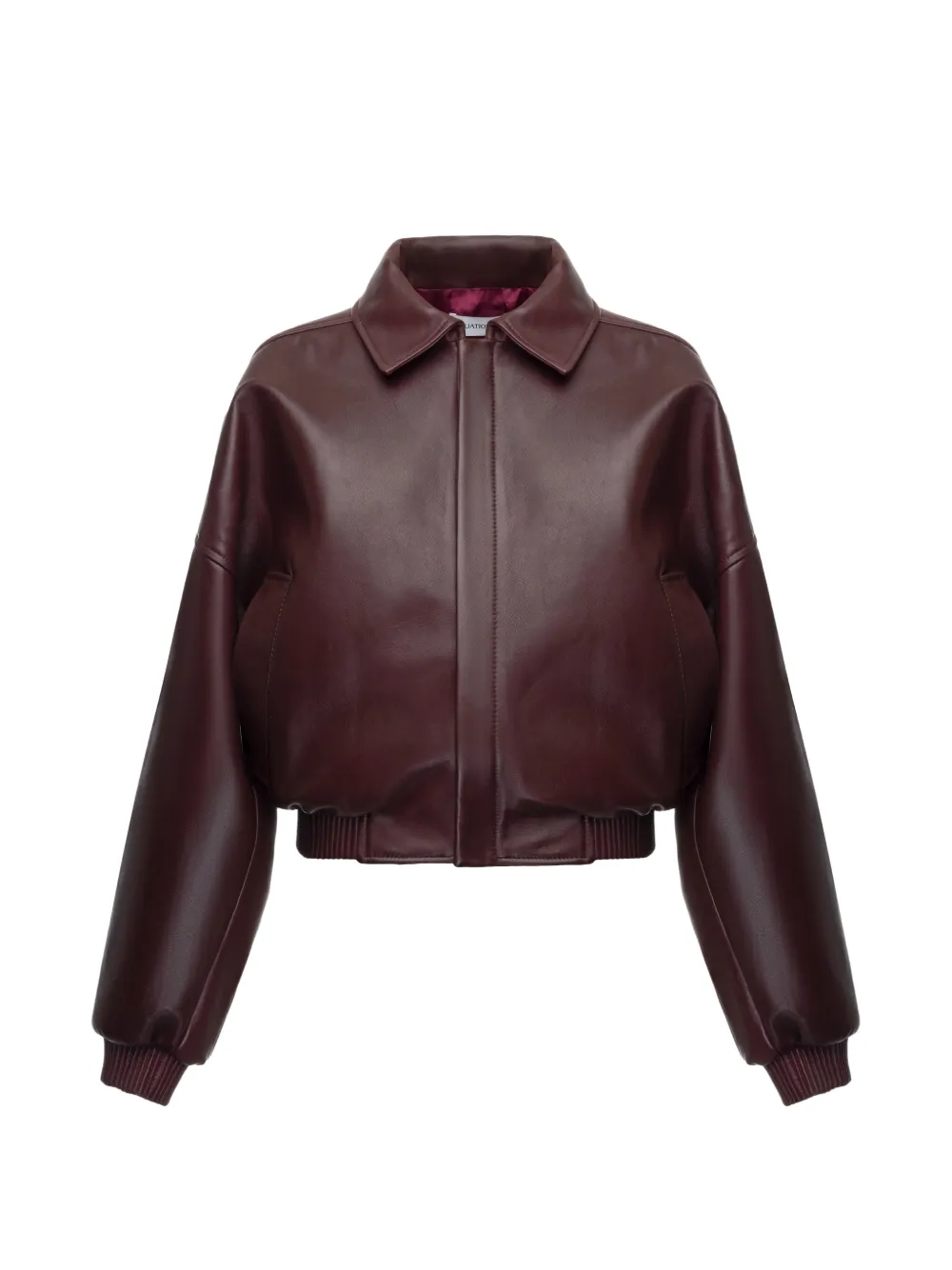 Situationist leather jacket - Rosso
