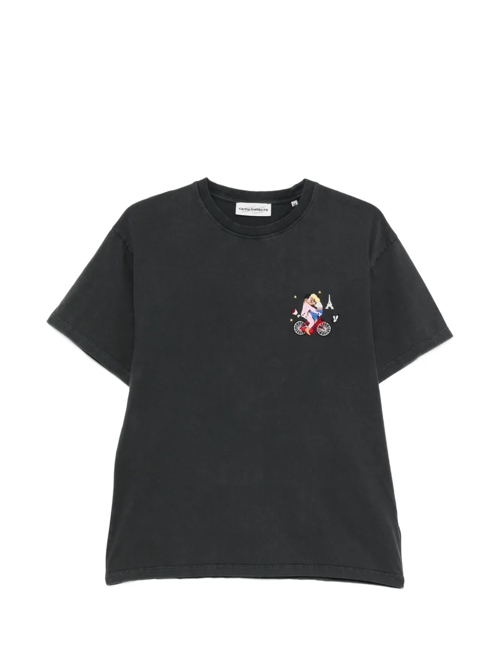CARNE BOLLENTE Velo Valentine T-shirt - Nero