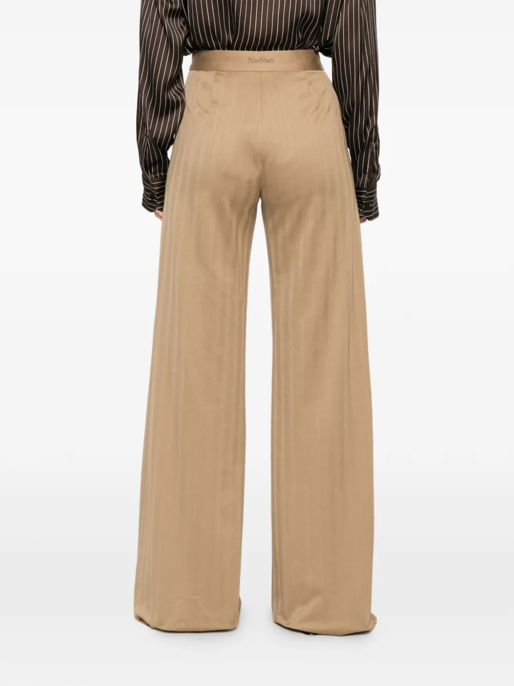 Max Mara Mxmoliato palazzo broek Beige