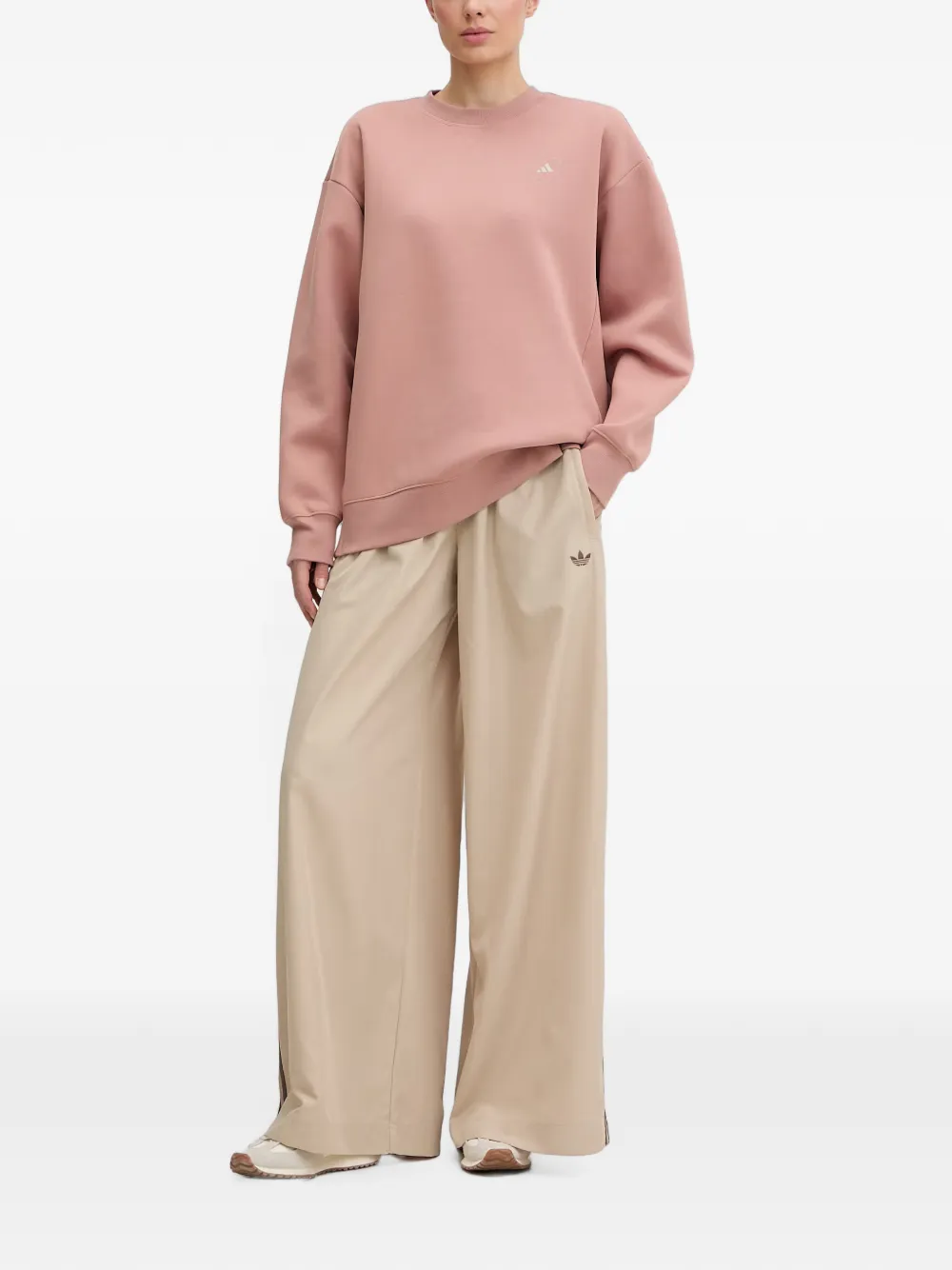adidas by Stella McCartney Sweater met logoprint Roze