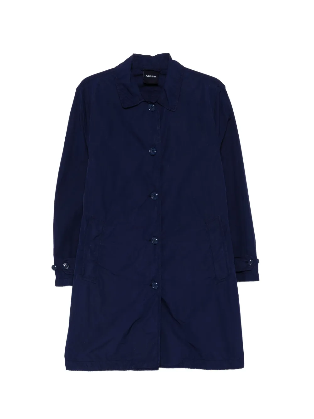 ASPESI buttoned coat - Blu