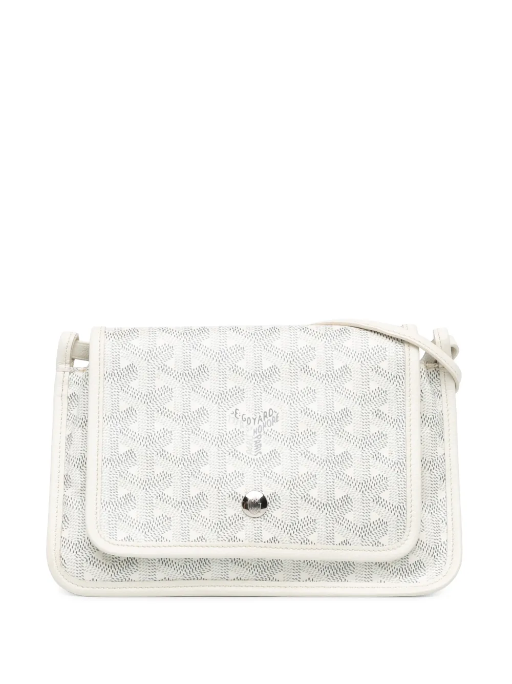 Goyard Pre-Owned 2019 Goyardine Plumet Pocket Wallet crossbody bag - Bianco