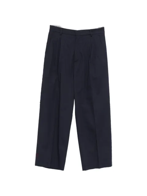 AMARANTO pleated straight-leg trousers