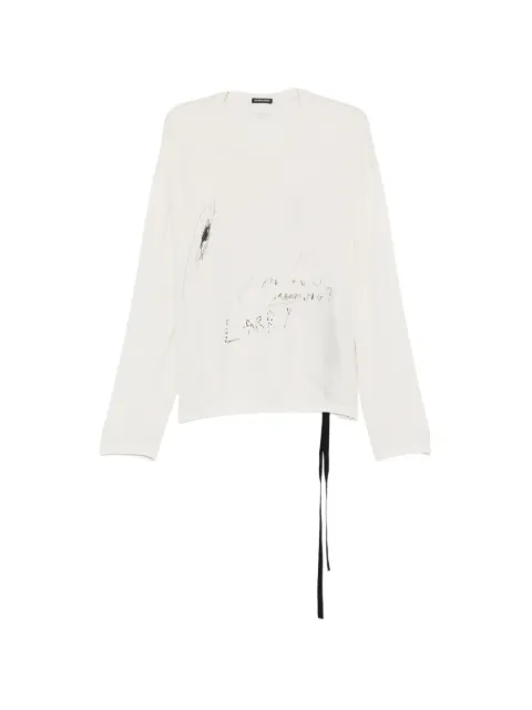 Ann Demeulemeester Emil graphic-print long-sleeve top