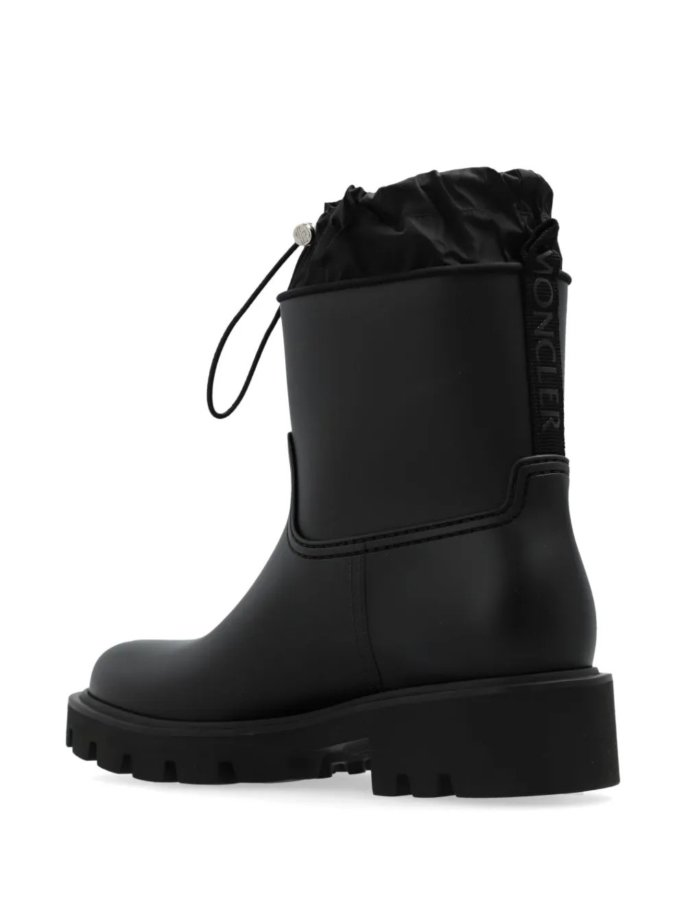 Moncler Kicktream drawstring lug-sole boots Zwart