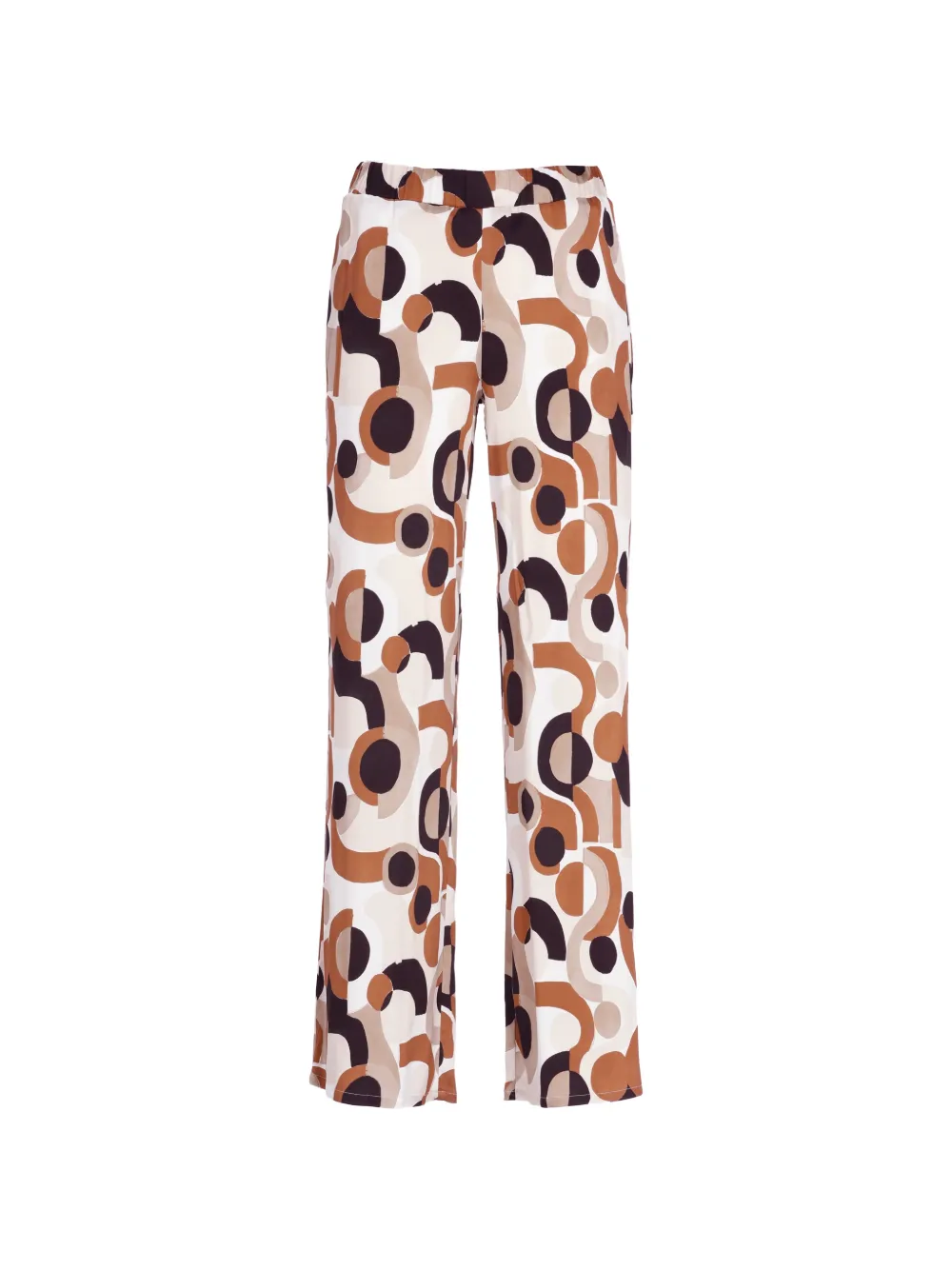 Kangra abstract-print elasticated-waistband trousers - Toni neutri