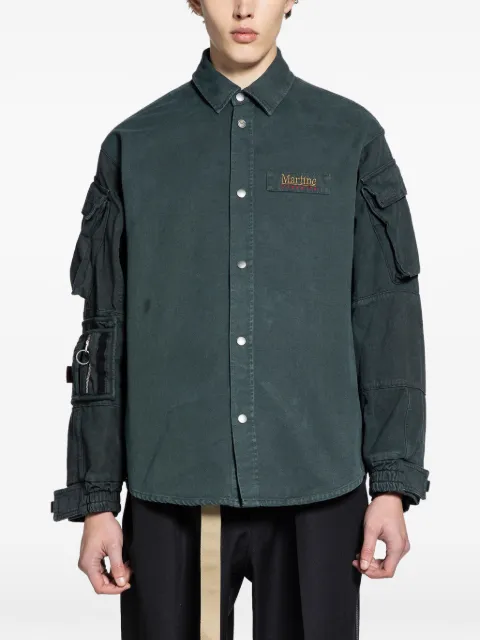 Martine Rose denim utility overshirt