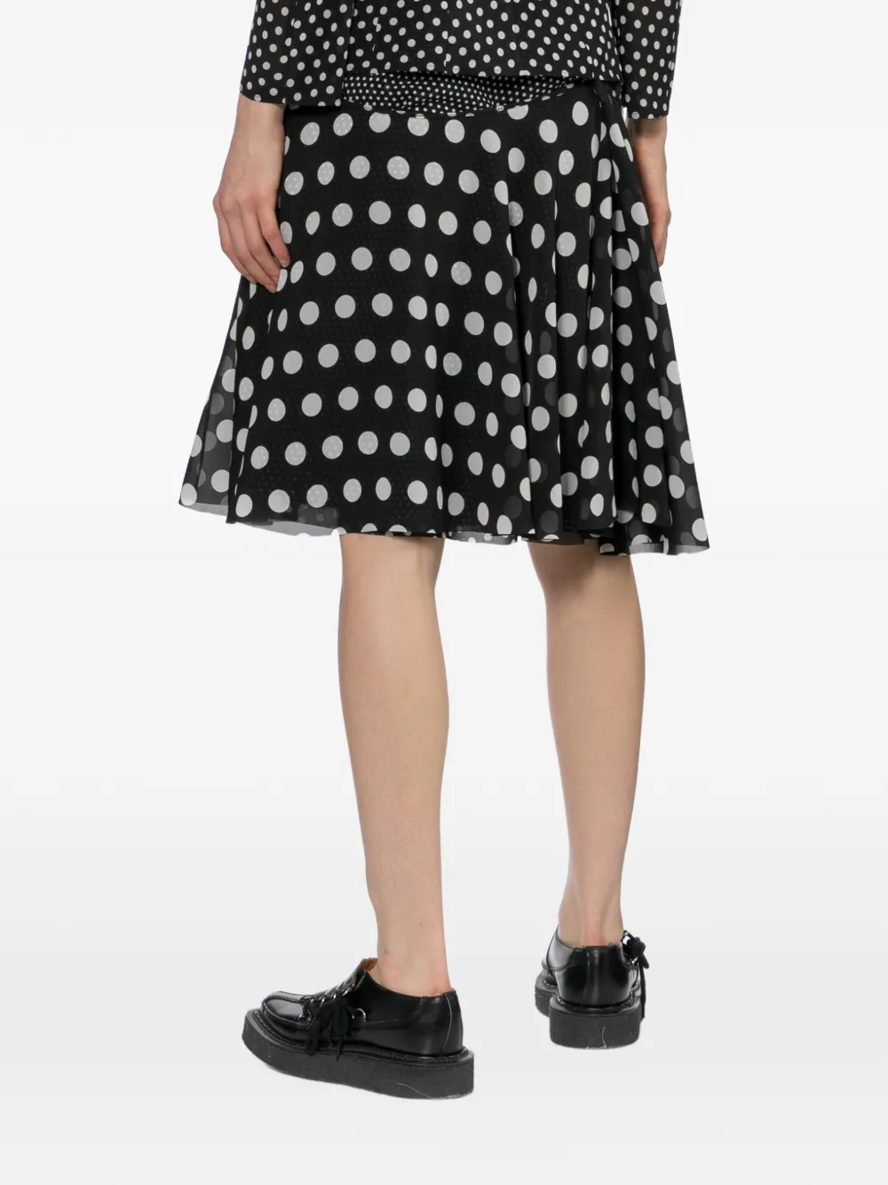 Junya Watanabe Rok met stippen Zwart