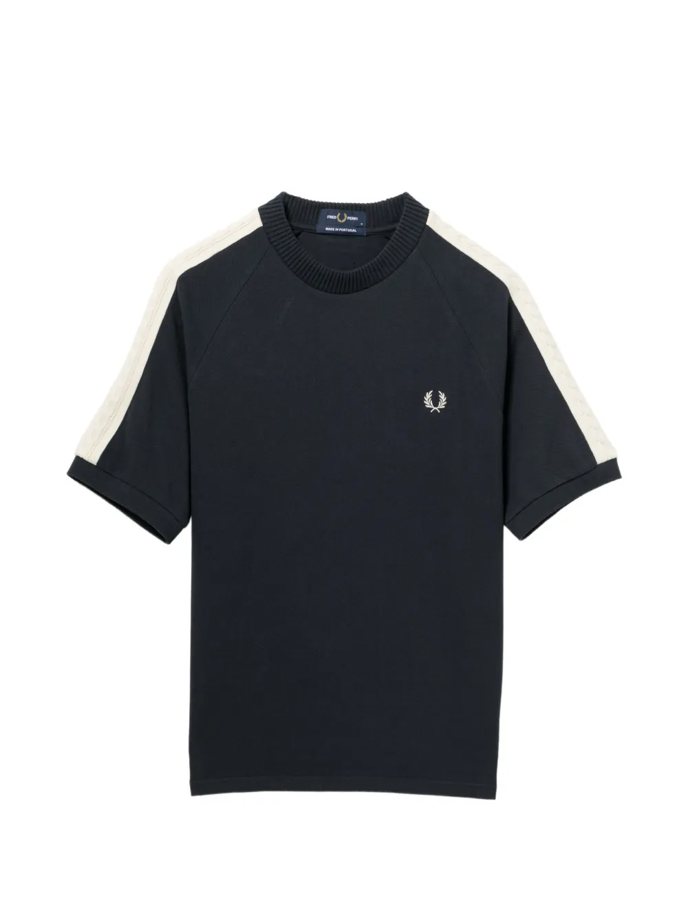 Fred Perry logo-embroidered T-shirt - Blu