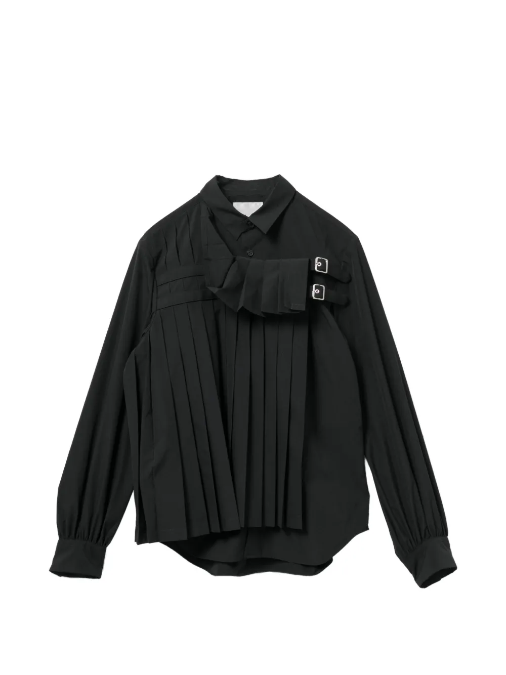 Noir Kei Ninomiya pleated blouse - Nero